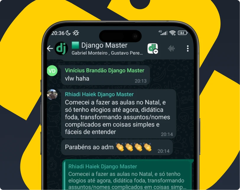 Comunidade no WhatsApp da PycodeBR